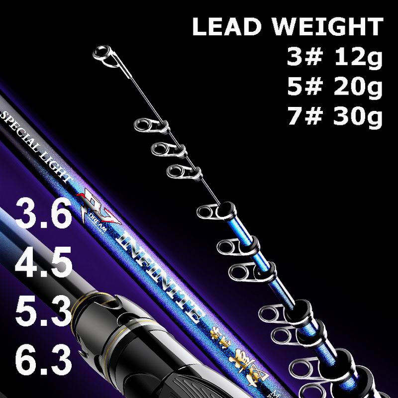 Fishing Rod Surf - ZZ211 Geegan 5000g Rock Fishing Rod