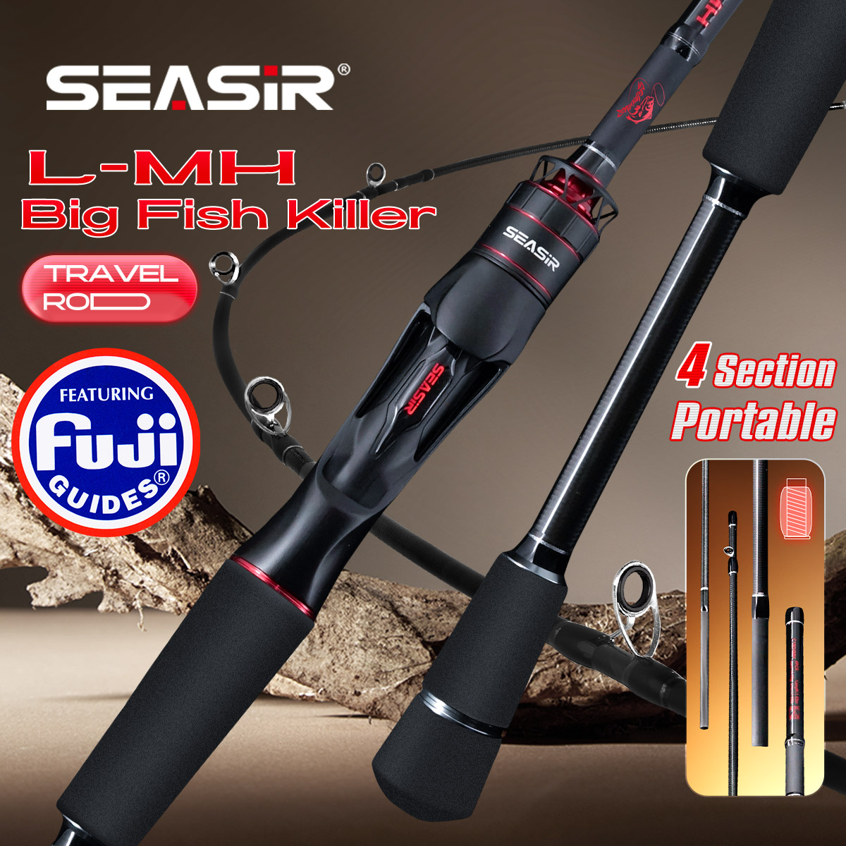 Seasir Salminus XF M/MH Spinin - Fishing Rod Surf 评论和价格