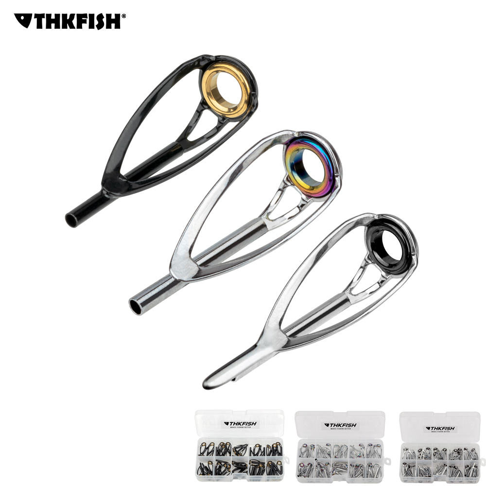 THKFISH 50pcs Fishing Rod Tops - Fishing Rod Guide Replacement 评论和价格