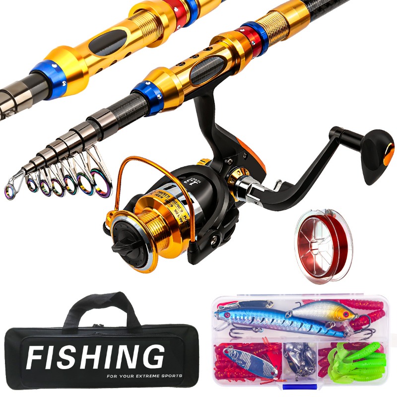 Portable Carbon Fiber Telescop - Fishing Rod Telescopic 评论和价格