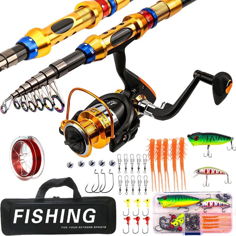 Portable Carbon Fiber Telescop - Fishing Rod Telescopic 评论和价格